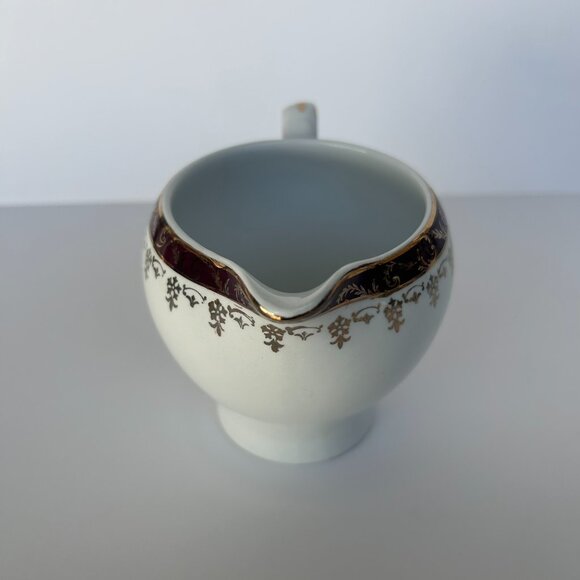 Alfred Meaking Golden Mae Tea Cups, Saucers & Creamer Made in England - Picture 9 of 14